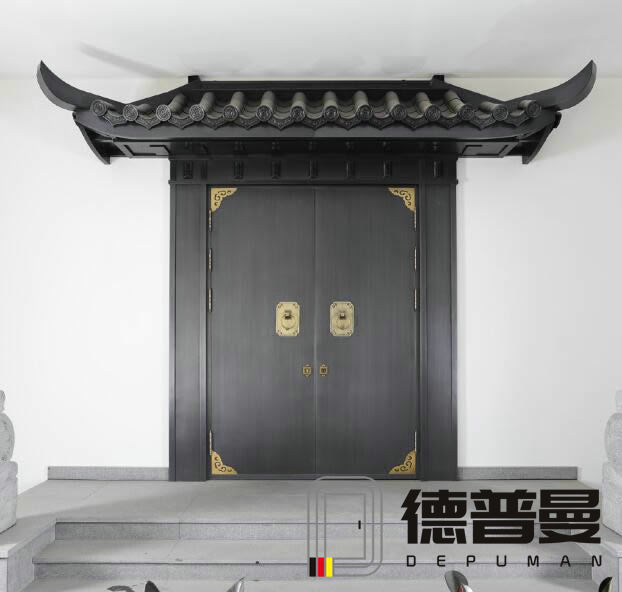 琉璃瓦純銅門