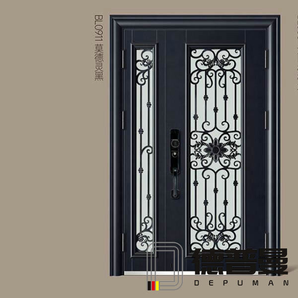 甲級高端玻璃防盜子母門