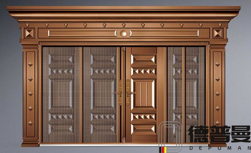 四開鋅合金復合門