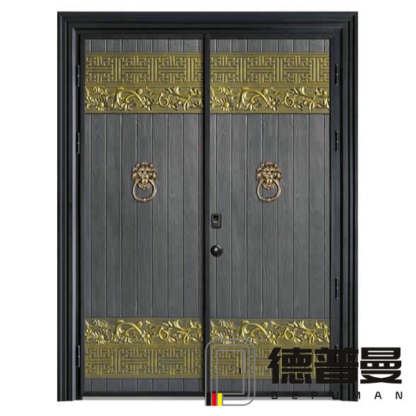 中式豪華別墅高端別墅大門