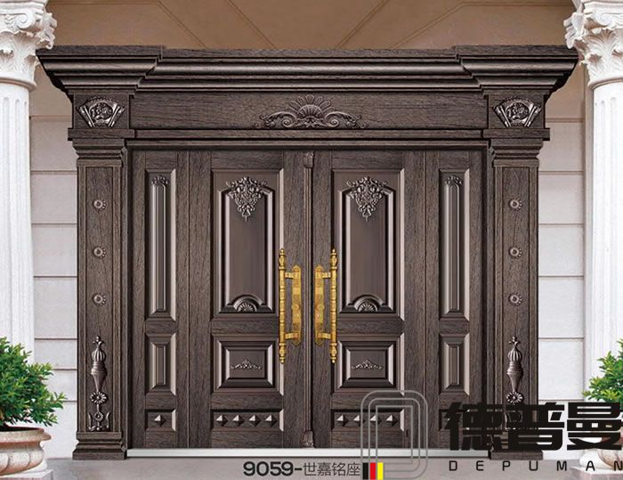 豪華別墅鋅合金拼接門